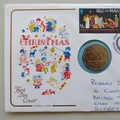 1981 Christmas Isle of Man 50p Pence Coin Cover - IOM PNC First Day Covers