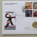 2013 London Underground 150 Years of Service Twin 2 Pounds Coin Cover - Royal Mail First Day Cover