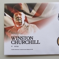 2015 Winston Churchill 5 Pounds Coin Cover - Royal Mail First Day Cover