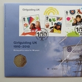 2010 Girlguiding UK 100 Years 50p Pence Coin Cover - Royal Mail First Day Cover