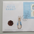 2016 The Tale of Peter Rabbit 50p Pence Coin Cover - Royal Mail First Day Cover