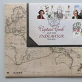 2018 Captain James Cook Endeavour Voyage 2 Pounds Coin Cover - Royal Mail First Day Cover