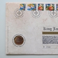 2011 King James Bible 400th Anniversary 2 Pounds Coin Cover - Royal Mail First Day Cover