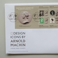 2017 Design Icons by Arnold Machin Medal Cover - Royal Mail First Day Cover