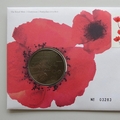 2008 Remembrance Day 90th Anniversary Medal Cover - Royal Mail First Day Cover