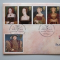 1997 King Henry VIII and Six Wives 1 Pound Coin Cover - Great Tudors - Royal Mail First Day Cover