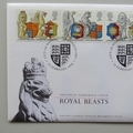 1998 Royal Beasts 1 Pound Coin Cover - Royal Mail First Day Cover