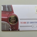 2009 The Mini 50th Anniversary Medal Cover - Royal Mail First Day Cover