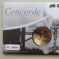 2009 Concorde 40th Anniversary of First Flight Medal Cover - Royal Mail First Day Cover