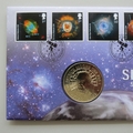 2007 The BBC Sky At Night 50th Anniversary Medal Cover - Royal Mail First Day Cover