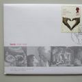1998 NHS 50th Anniversary 50p Pence Coin Cover - Royal Mail First Day Covers