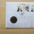 2007 Slave Trade Abolition 2 Pounds Coin Cover - Royal Mail First Day Cover