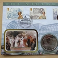 2001 The Victorian Age 1 Crown Coin Cover - Benham First Day Cover - Signed