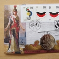 2004 Entente Cordiale Centenary 5 Pounds Coin Cover - Benham First Day Cover