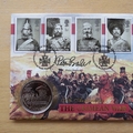 2004 Crimean War  150th Anniversary 1 Crown Coin Cover - Benham First Day Cover Signed