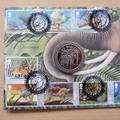 2002 Just So Stories Elephant 1 Dollar Coin Cover - Benham First Day Cover Signed