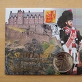 1999 Scotland Robert Burns A National Icon Crown Coin Cover - Benham First Day Cover Signed