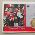 2005 A Royal Year Trooping The Colour 5 Pounds Silver Proof Coin Cover First Day Covers by Mercury