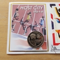 2005 London 2012 Olympics Host City 1 Dollar Coin Cover - Benham First Day Cover Signed