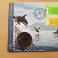2003 Occasions Preserve Planet Earth 1 Crown Coin Cover - Benham First Day Cover Signed