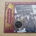 2003 Suffragettes Formation Centenary 50p Pence Coin Cover - Benham First Day Cover