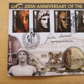 2003 British Museum 250th Anniversary 1 Crown Coin Cover - Benham First Day Cover Signed