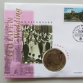 1997 Golden Wedding Anniversary 5 Crowns Coin Cover - Turks First Day Cover - Wedding Ceremony