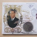 1997 The Reign of King George VI 5 Shillings Coin Cover - Benham First Day Cover -  Signed
