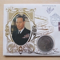 1997 The Reign of King George VI 5 Shillings Coin Cover - Benham First Day Cover -  Signed