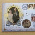 2000 HM Queen Elizabeth Queen Mother Centenary 1 Crown Coin Cover - Benham First Day Cover