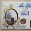 1997 Cabot's Discovery of North America 500th Anniversary Coin Cover - Benham First Day Cover