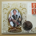 1998 Prince of Wales 50th Birthday Tribute 5 Pounds Coin Cover - Benham First Day Cover - Signed