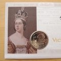 2001 The Victorian Age Charles Dickens 1 Crown Coin Cover - Mercury First Day Cover