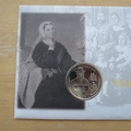 2001 The Victorian Age Charles Darwin Coin 1 Crown Coin Cover - Mercury First Day Cover