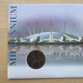 1999 Millennium Dome Victorian One Penny Coin Cover - Mercury First Day Cover