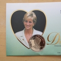 1998 Diana Princess of Wales Seychelles 5 Rupees Coin Cover - Mercury First Day Cover