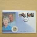 1997 Golden Wedding Anniversary HM Queen Elizabeth II First Day Cover Set - Ghana