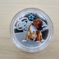 2013 Boxer Dog 1oz Silver Proof $2 Dollar 1oz Coin - Fiji Cats & Dogs Coins Collection