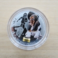 2013 Basset Hound Dog 1oz Silver Proof $2 Dollar Coin - Fiji Cats & Dogs Coins Collection