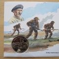 1994 D-Day Landings 50th Anniversary Crown Coin Cover - Isle of Man First Day Cover - Montgomery