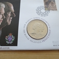 2007 HM QE II Diamond Wedding Anniversary 1 Crown Coin Cover - Nauru First Day Covers