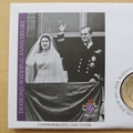 2007 Diamond Wedding Anniversary 1 Dollar Coin Cover - Kiribati First Day Cover - 1 Dollar Stamp