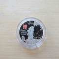 2010 Celebration of Britain British Flora 5 Pounds Silver Proof Coin Royal Mint