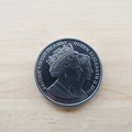 2011 HM Queen Elizabeth II 85th Birthday $1 Dollar Coin British Virgin Islands