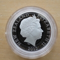 2012 The Hobbit Gollum $1 Dollar Silver Proof Coin - 1 Troy Ounce Coin - New Zealand Post