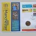 2002 Commonwealth Games Manchester 2 Pounds Coin Cover - Westminster First Day Cover