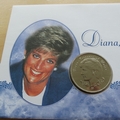 1998 Diana Princess of Wales Niue 1 Dollar Coin Cover - Mercury First Day Cover - 2 Dollar Stamp