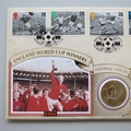 1996 England Football World Cup Winners 30th Anniversary 2 Pounds Coin Cover - Benham First Day Cover