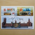 2007 Act of Union 300th Anniversary  Silver 2 Pounds Coin Cover - First Day Cover by Westminster