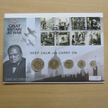 2010 Great Britain At War Multi Silver Coins Cover - First Day Cover by Westminster